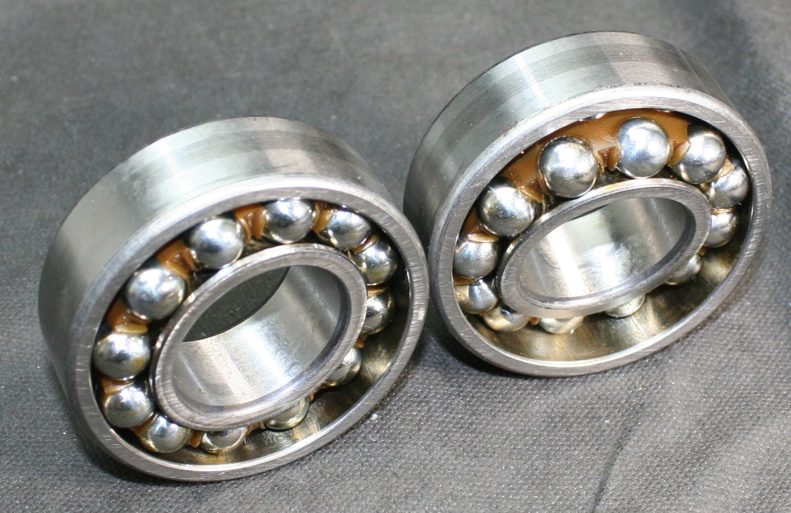 Two (2) SKF 2207 ETN9 Self Aligning Bearing 35 MM ID USA