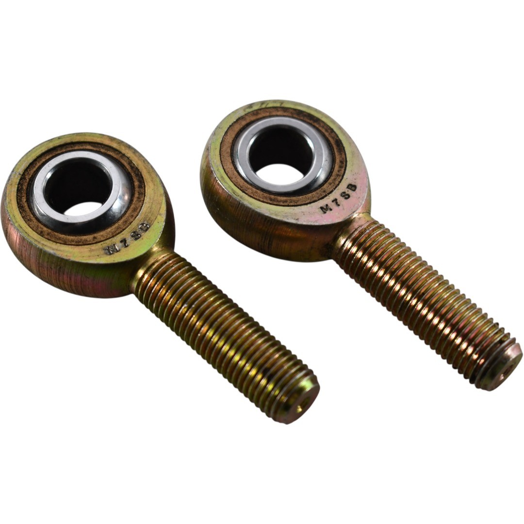 Lot of 2 NEW FK Bearings M7SB Rod End Bearing 7/16-20 Male RH Thread Sintered Br