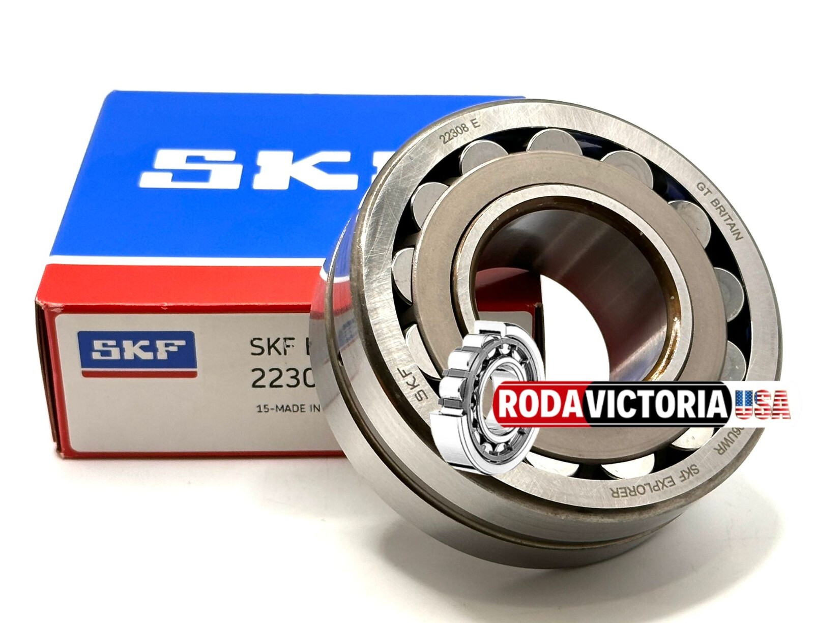 SKF 22308 E C3 Spherical Roller Bearing 40x90x33mm