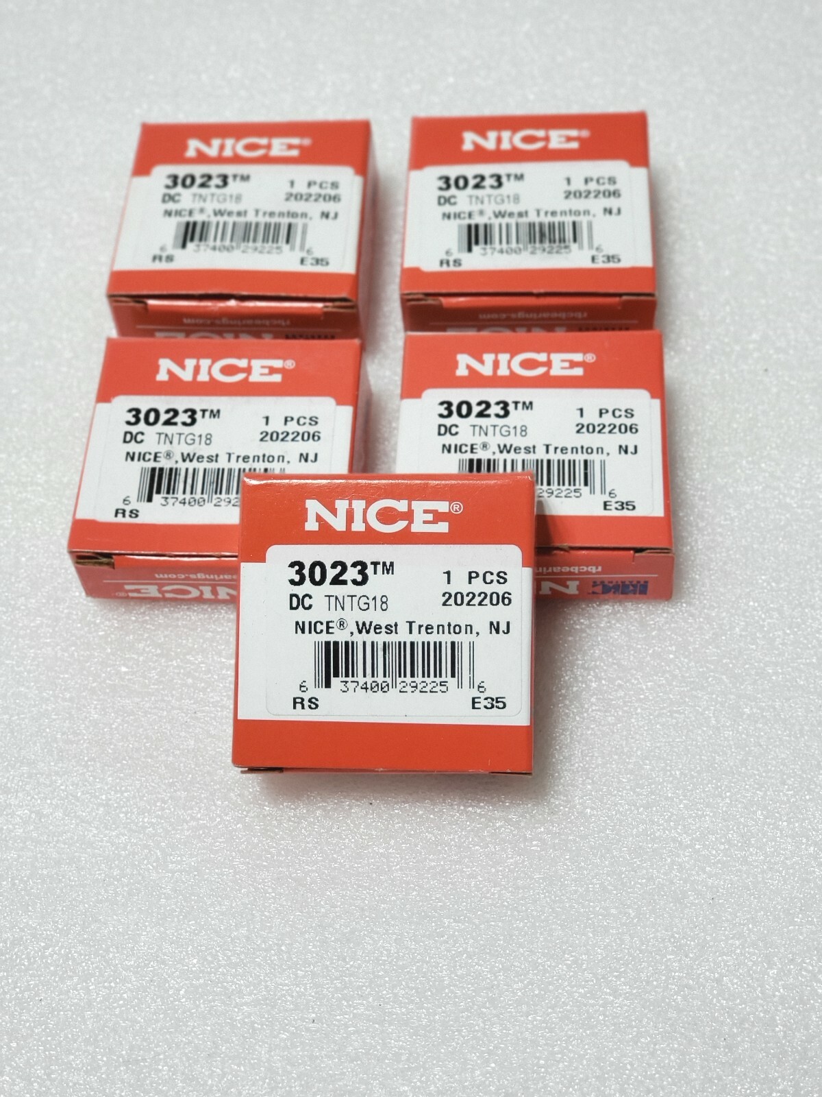 Lot of 5 Pcs. – RBC Bearing 3023DCTNTG18 Radial/Deep Groove Ball Bearings, NICE
