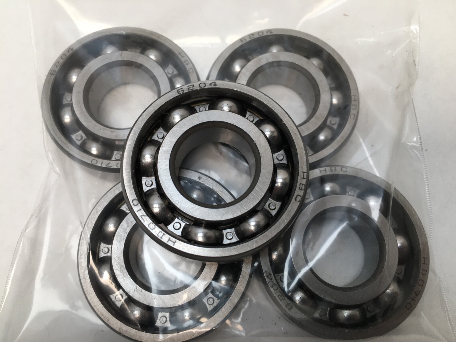5 pcs HBC 6204 Bearing Open 20x47x14 mm 6 204 HD0710