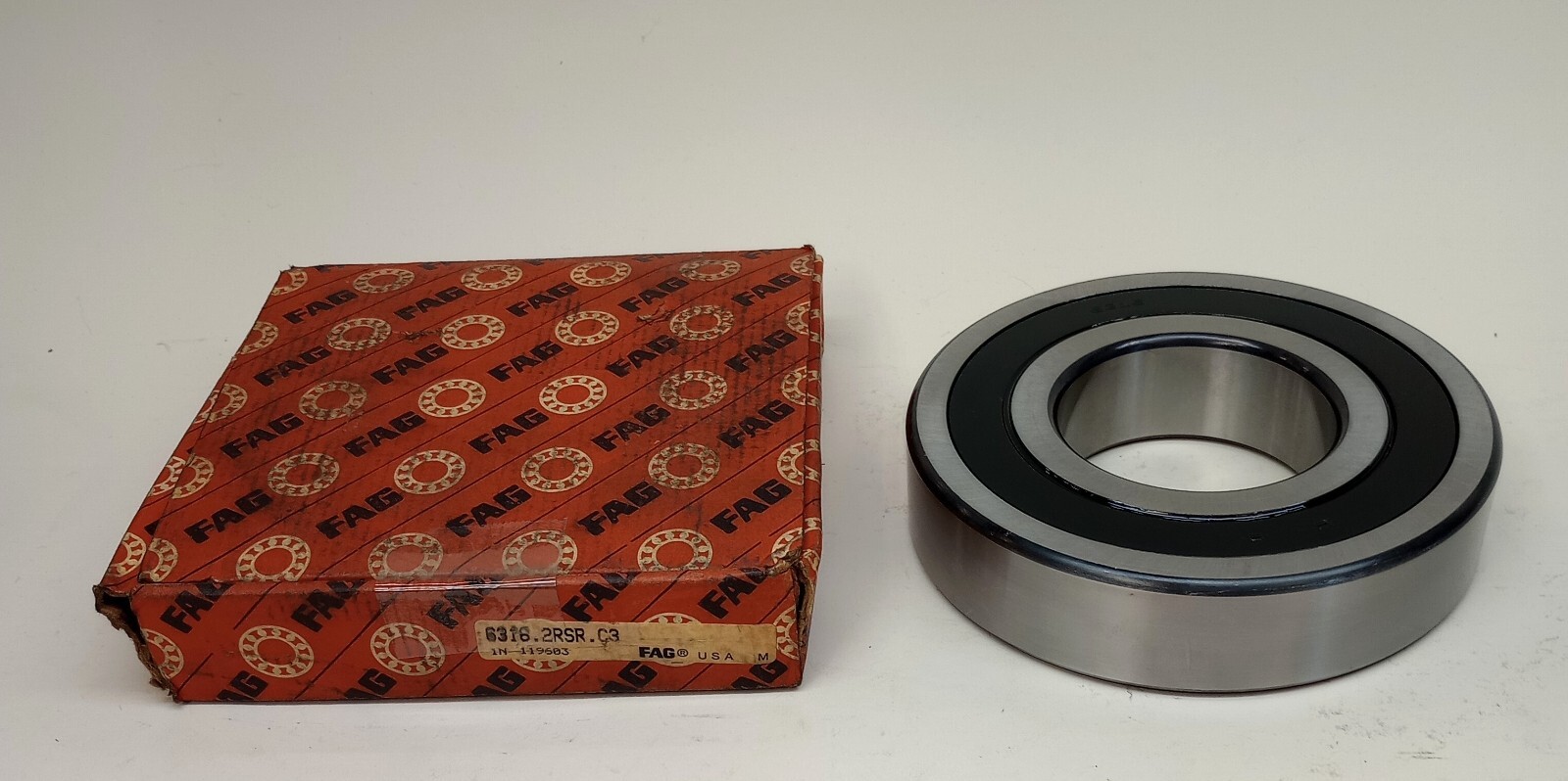 FAG 6316.2RSR.C3 Ball Bearing Deep Groove 80mm ID X 170mm OD X 40mm W Sealed