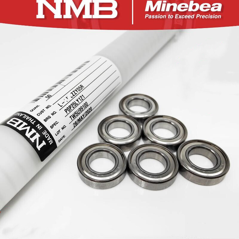 10pcs NMB Thailand 606ZZ R-1760KK Miniature Bearing Metal Seals 6x17x6mm
