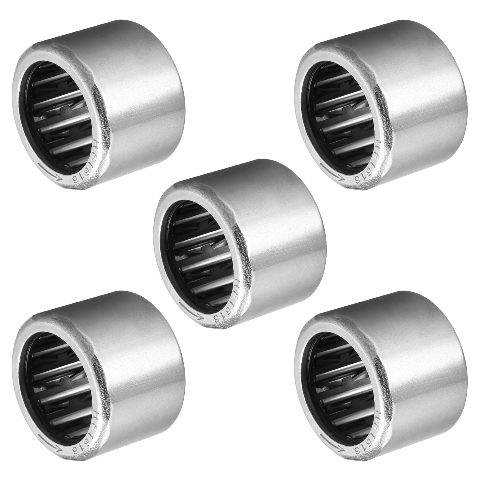 5Pack 16mm ID x 22mm OD 16mm Height HF1616 Needle Roller Bearings Chromium Steel