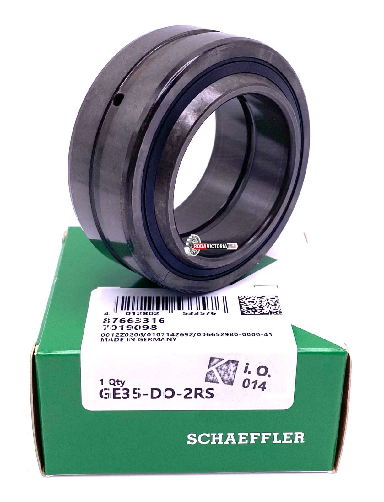 INA Germany GE35 DO 2RS Radial Spherical Plain Bearing 35x55x25 mm