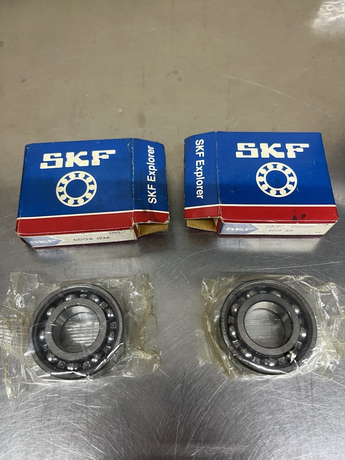 Lot Of 2 SKF Explore 6004/C3 Ball Bearing 42 MM OD 20 MM ID 12 MM Width New