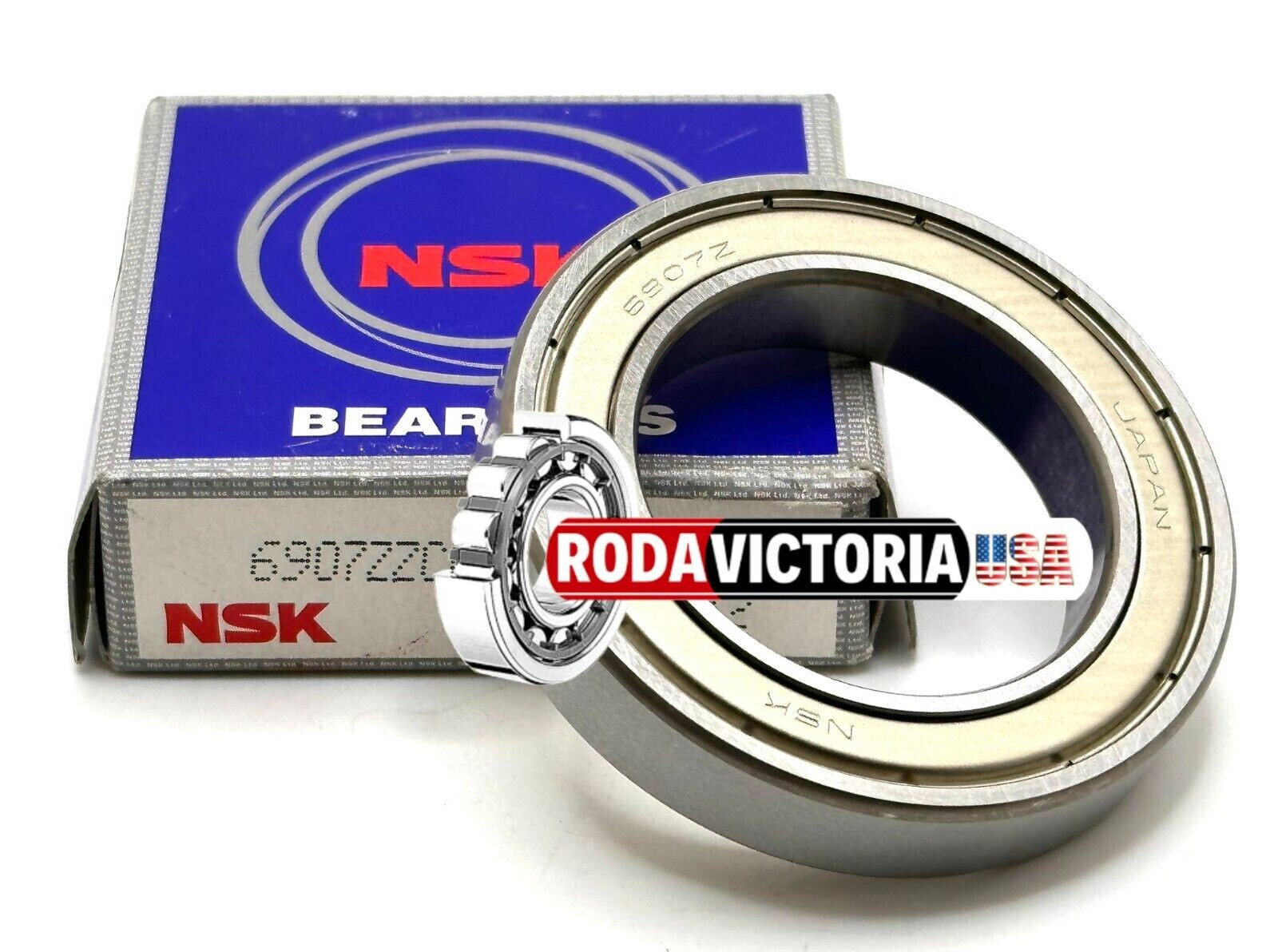 NSK 6907 ZZ CM DEEP GROOVE BALL BEARING METAL SHIELDED 35x55x10m 61907 ZZ