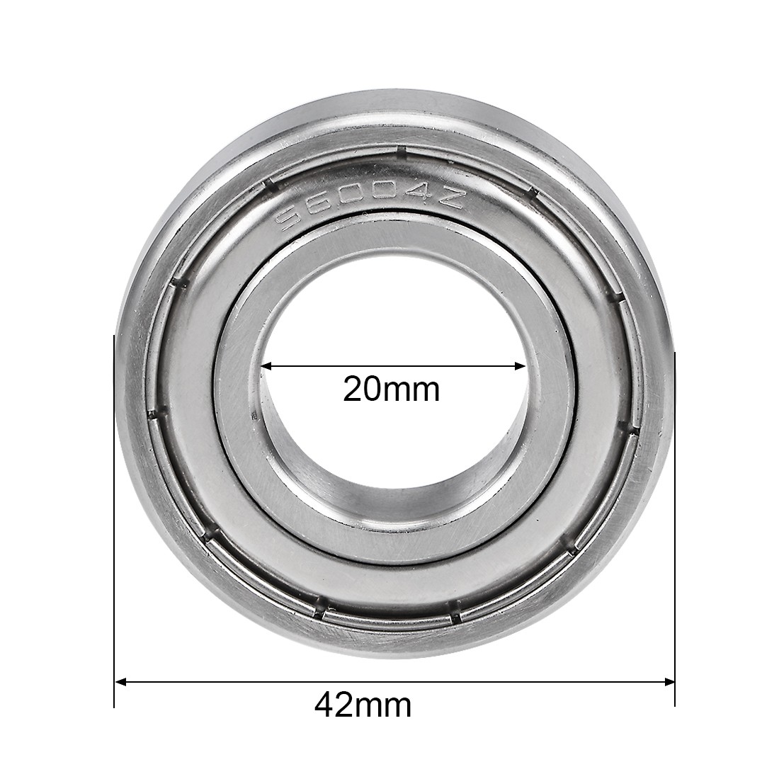 S6004ZZ Stainless Steel Ball Bearing 20x42x12mm Double Shielded 6004Z Bearings