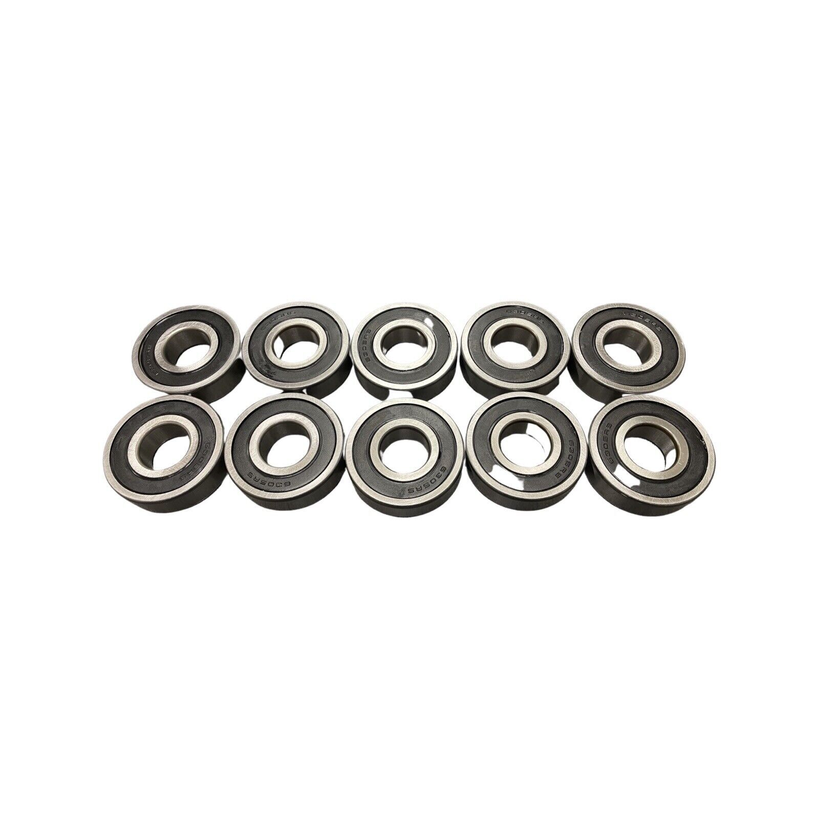 (10pcs) 6305-2RS Radial Ball Bearing Rubber Sealed 25x62x17 mm