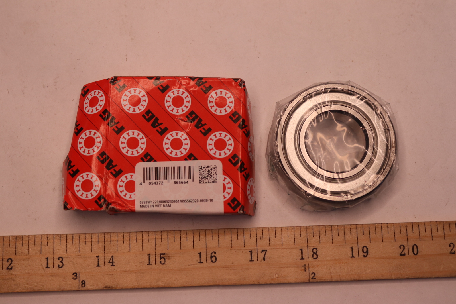 Fag Deep Groove Ball Bearing 6206-C-2Z-L038
