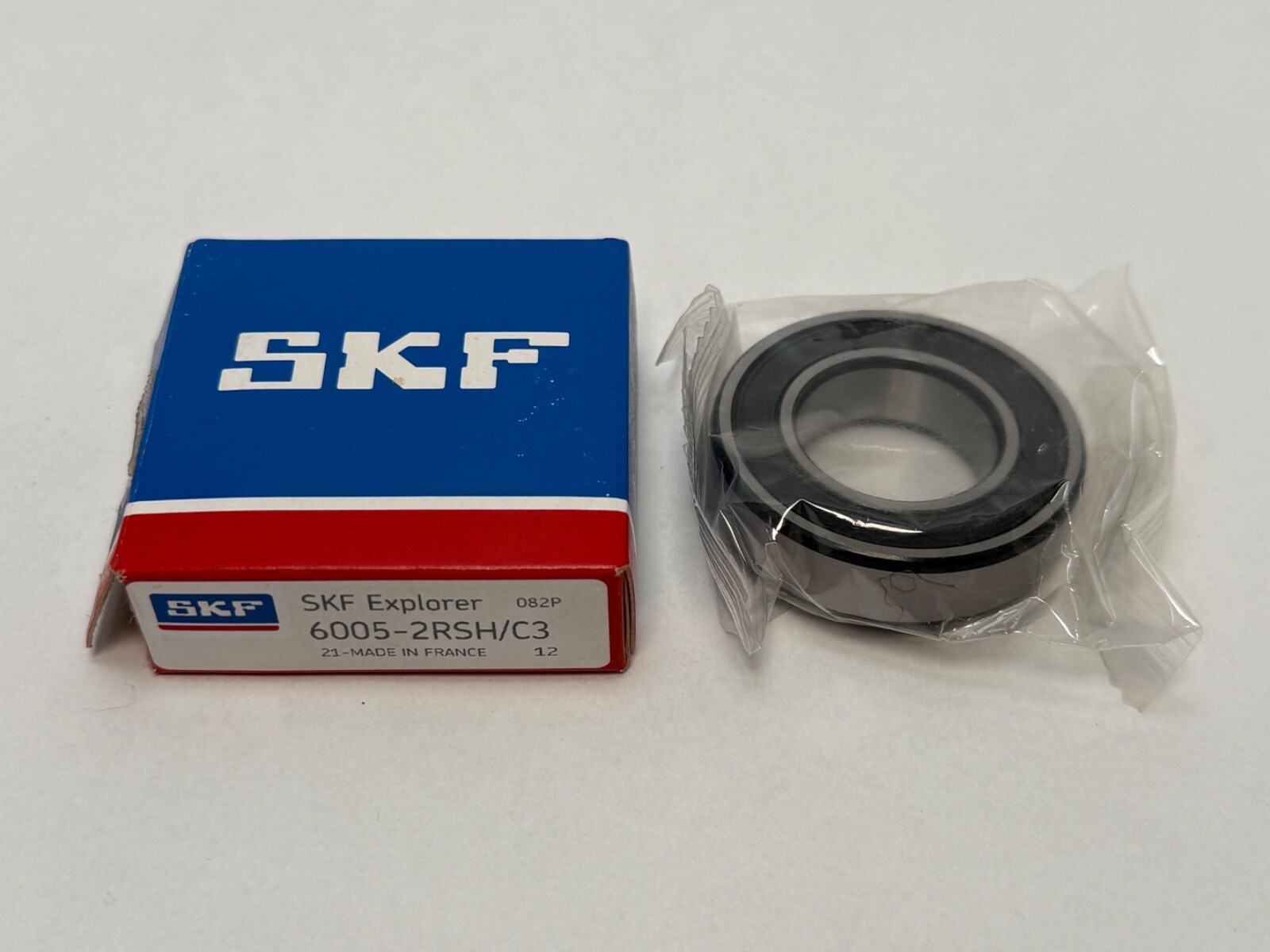SKF 6005-2RSH/C3 Bearing Rubber Seals 6005-2RS 2RSH RS C3 JEM 25x47x12mm