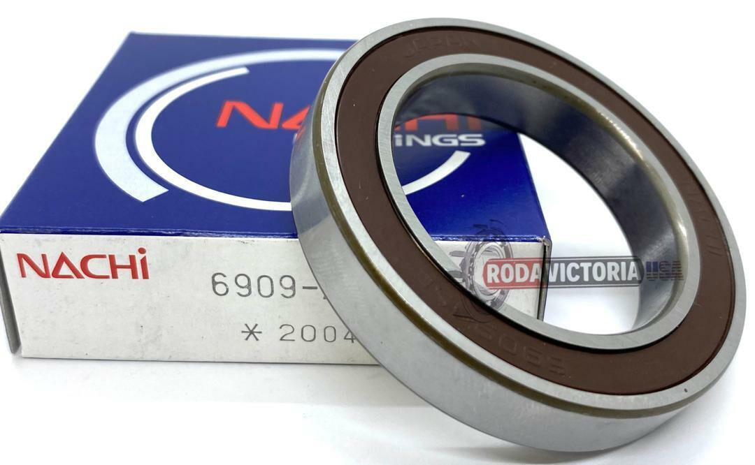 NACHI JAPAN 6909-2RS two side rubber seal bearing 6909-rs ball bearings 6909-2NS