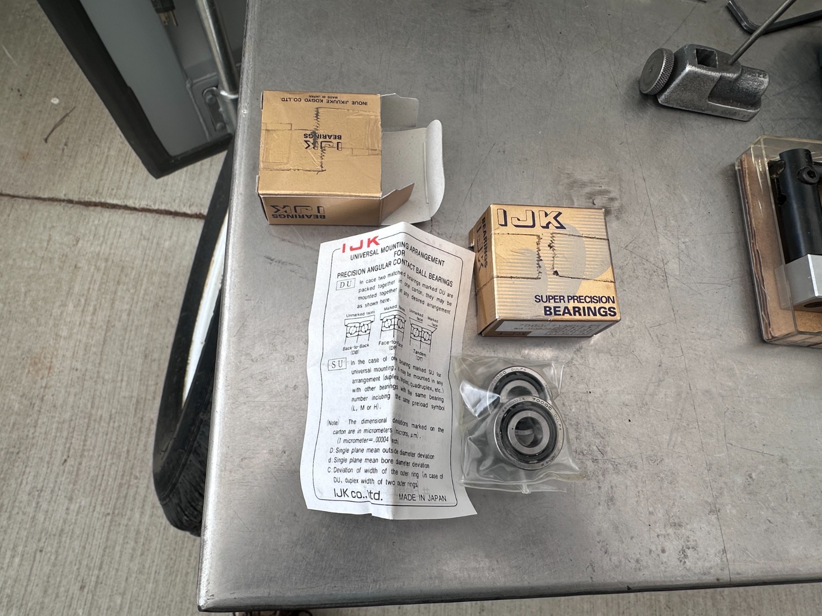 IJK 7000 CTYN DULP4 Bearing (Lot of 4)