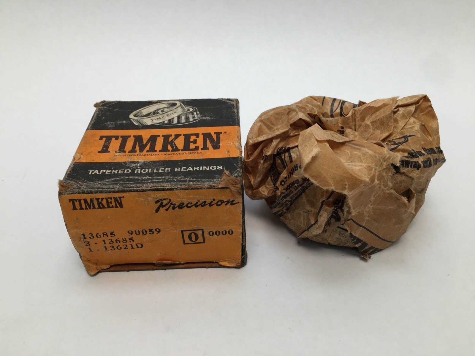 Timken 13685-90059 Double Taper Bearing Cone & Cup 13621D 1-1/2″ ID 2-23/32″ OD