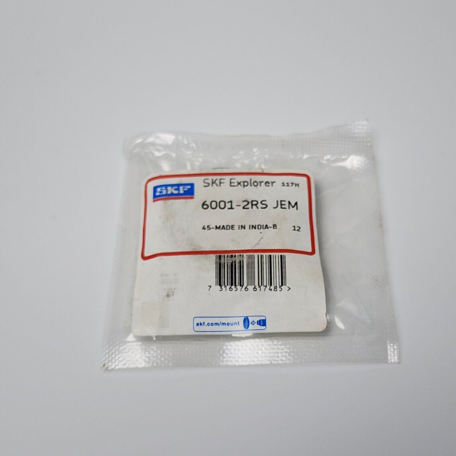 NEW SKF Explorer 6001 2RS JEM / 6001 2RSC3 Ball Bearing 12mm X 28mm X 8mm