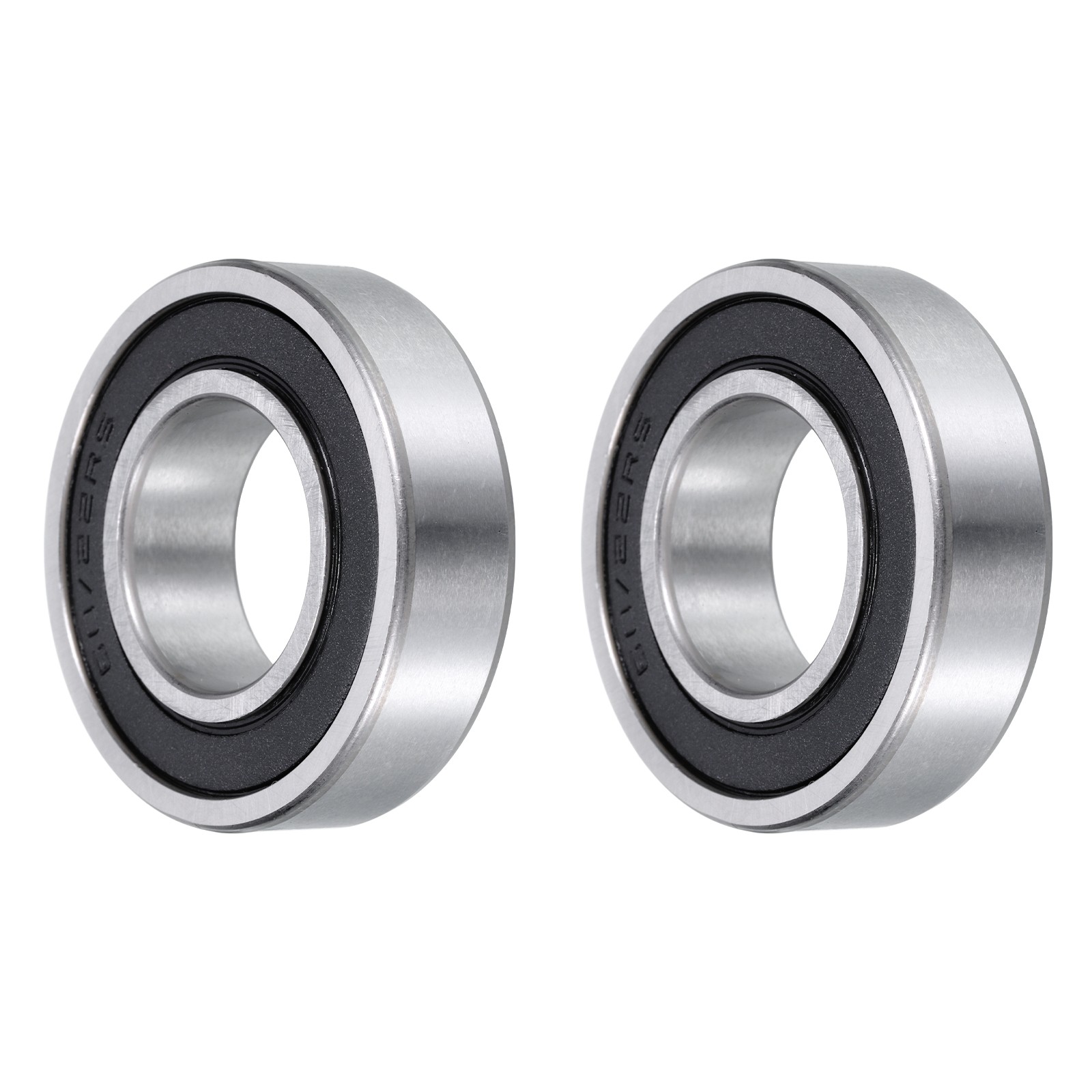 Deep Groove Ball Bearings 60/22-2RS,22x44x12mm Rubber Seal Bearings 2PCS