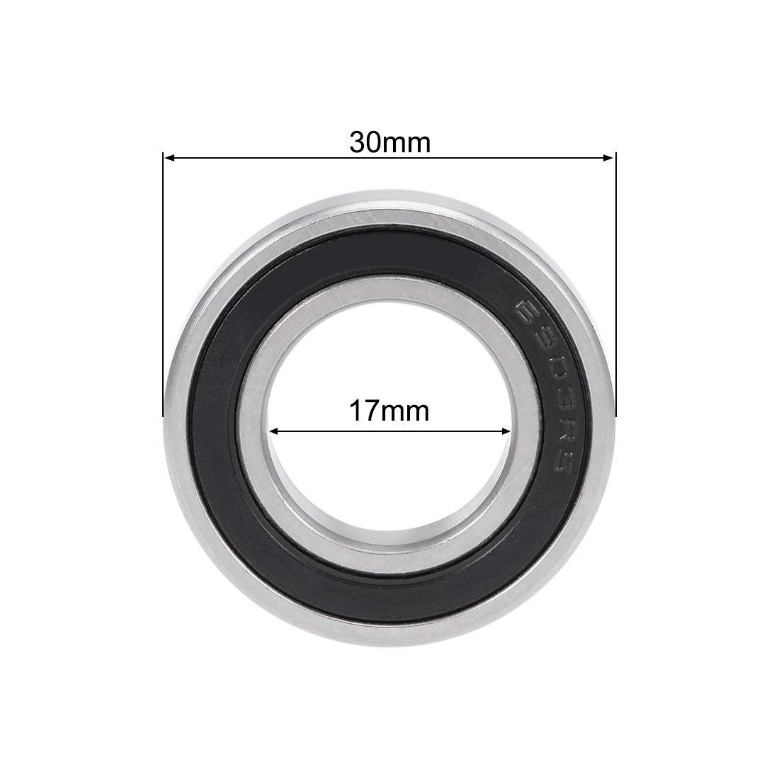 6903-2RS Ball Bearing 17x30x7mm Double Sealed ABEC-3 Bearings 2pcs