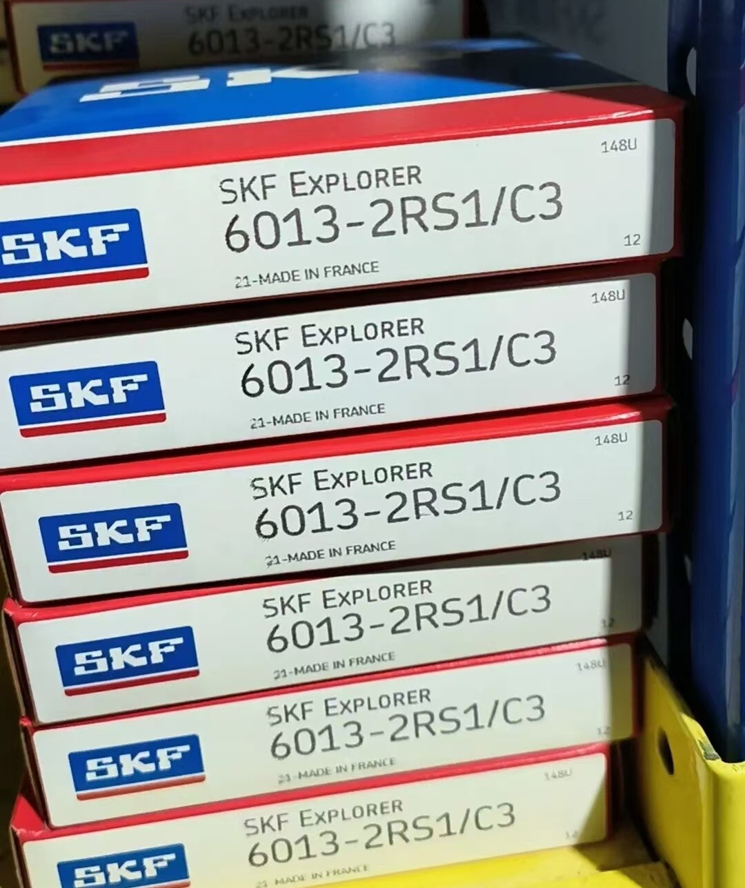 1PC SKF 6013-2RS1/C3 single row deep groove ball bearing