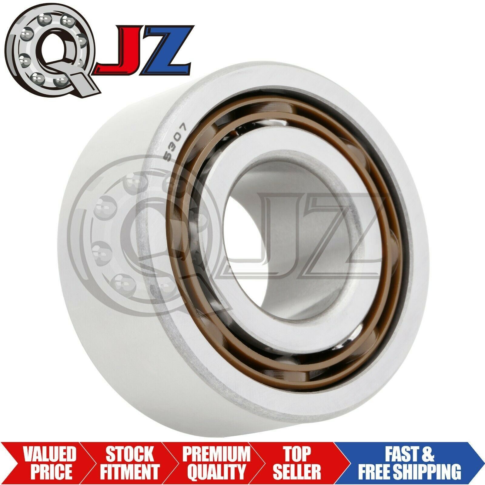 [Qty.1] 5307-OPEN Angular Contact Ball Bearing [35mm ID x 80mm OD x 34.9mm W]