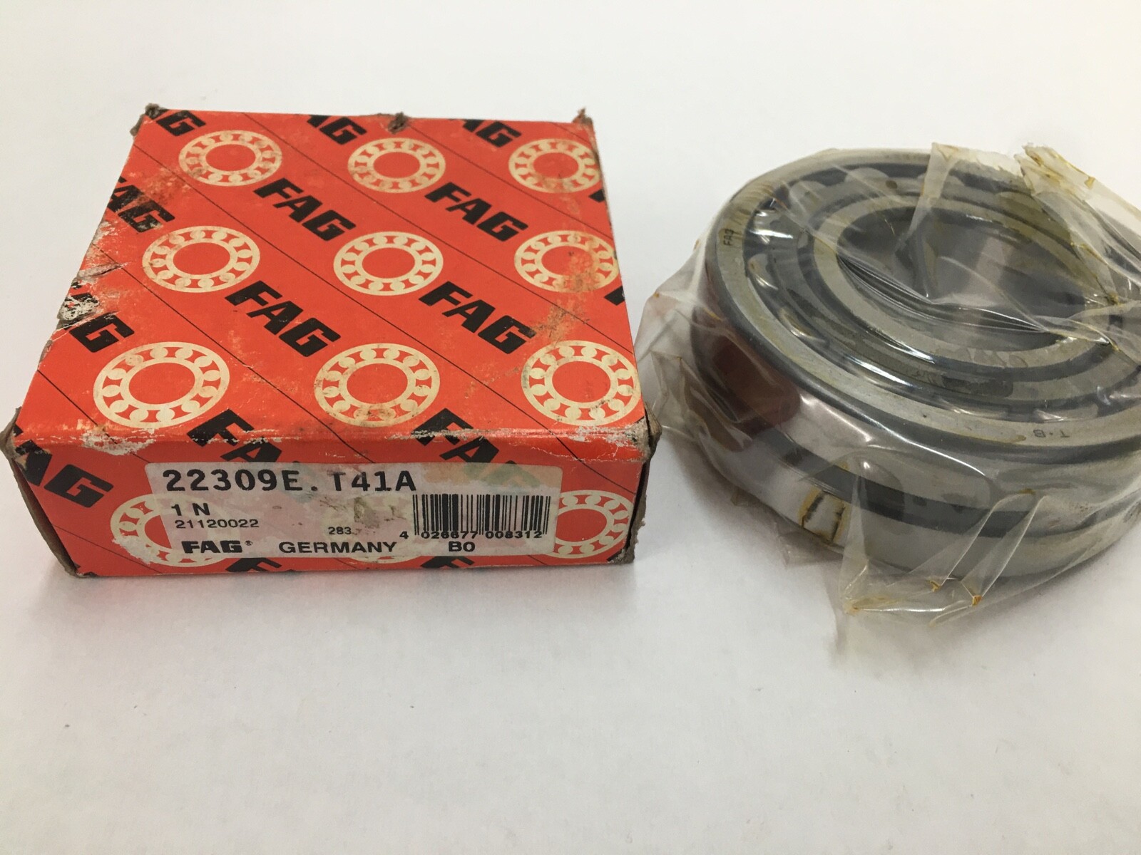 FAG 22309E Spherical Roller Bearing 45x100x36 mm 22309 E T41A 22309ET41A Germany