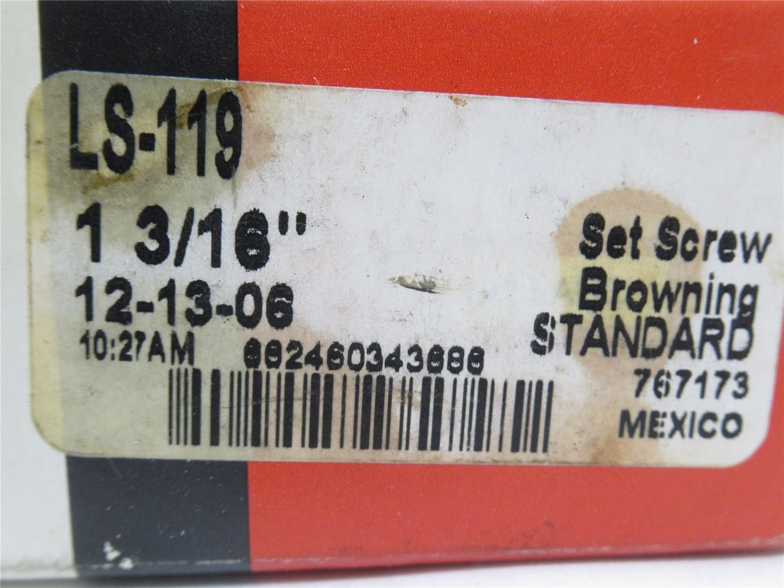 234096 New In Box; Browning LS-119 Ball Bearing Insert; 1-3/16″ID x 62mmOD