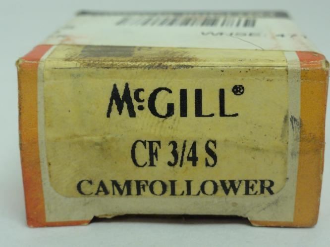 207529 Old-Stock; McGill CF 3/4 S Flat Cam Follower 3/4 OD x 1/2″ Width