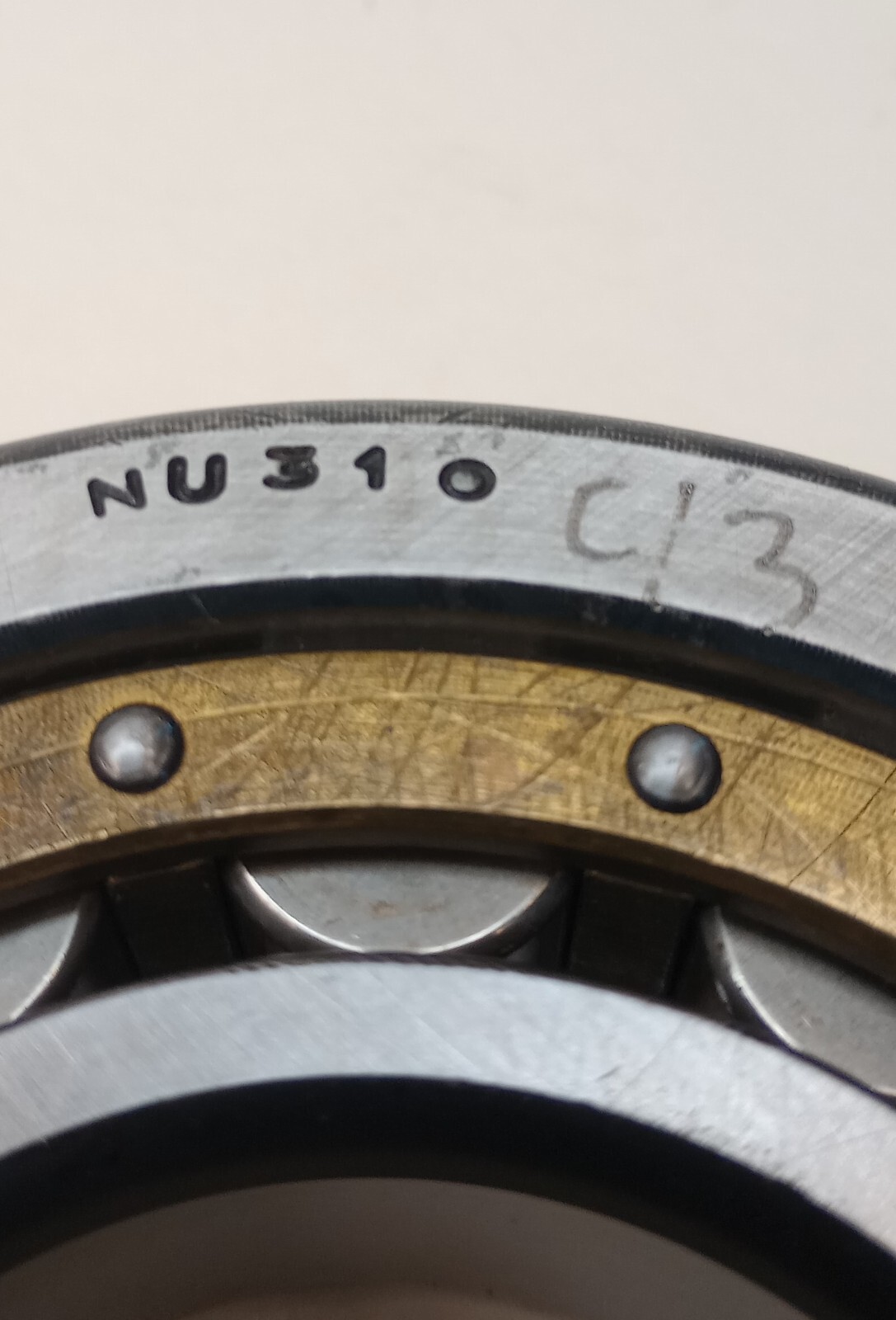 FAG NU310 C3 Cylindrical Roller Bearing 50mm ID X 110mm OD X 27mm W NU310C3