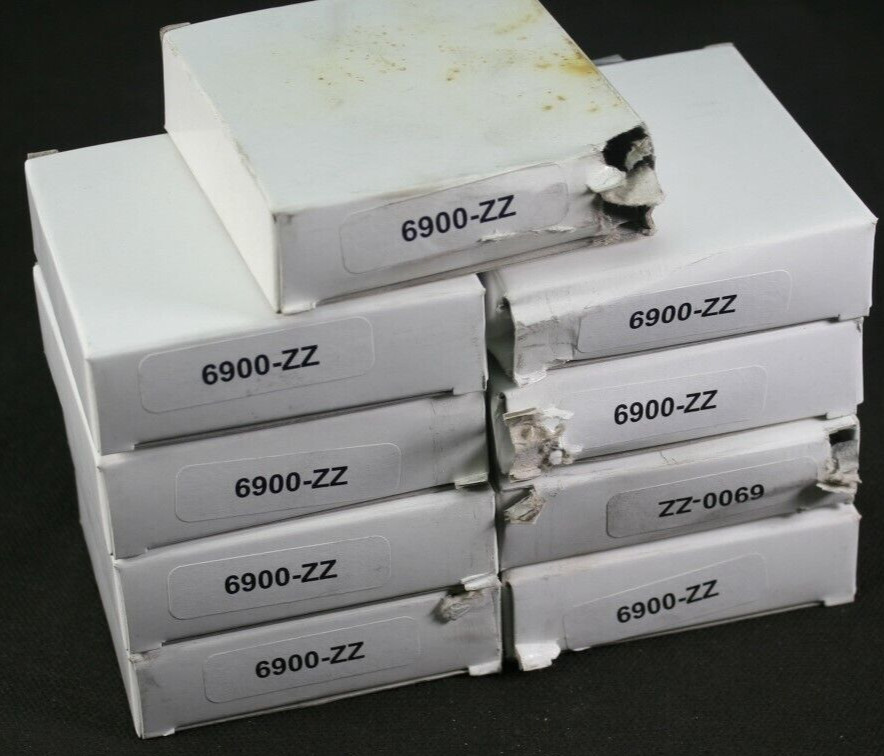 Nine (9) Generic 6900 ZZ Deep Groove Bearings 10MM ID NEW