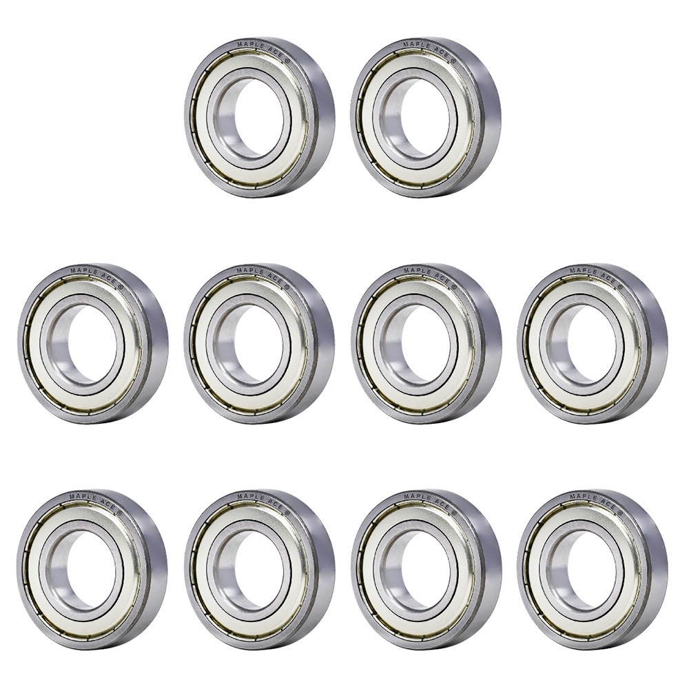 6201-ZZ Ball Bearing 12x32x10mm 6201 ZZ Metal Shielded (Qty 10)