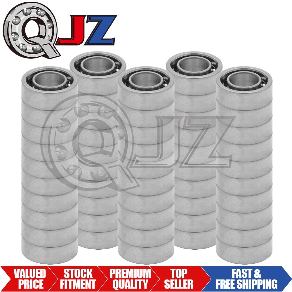 [Qty.50] R188-OPEN Miniature Ball Bearing [1/2 in ID x 1/2 in OD x 1/8 in W]