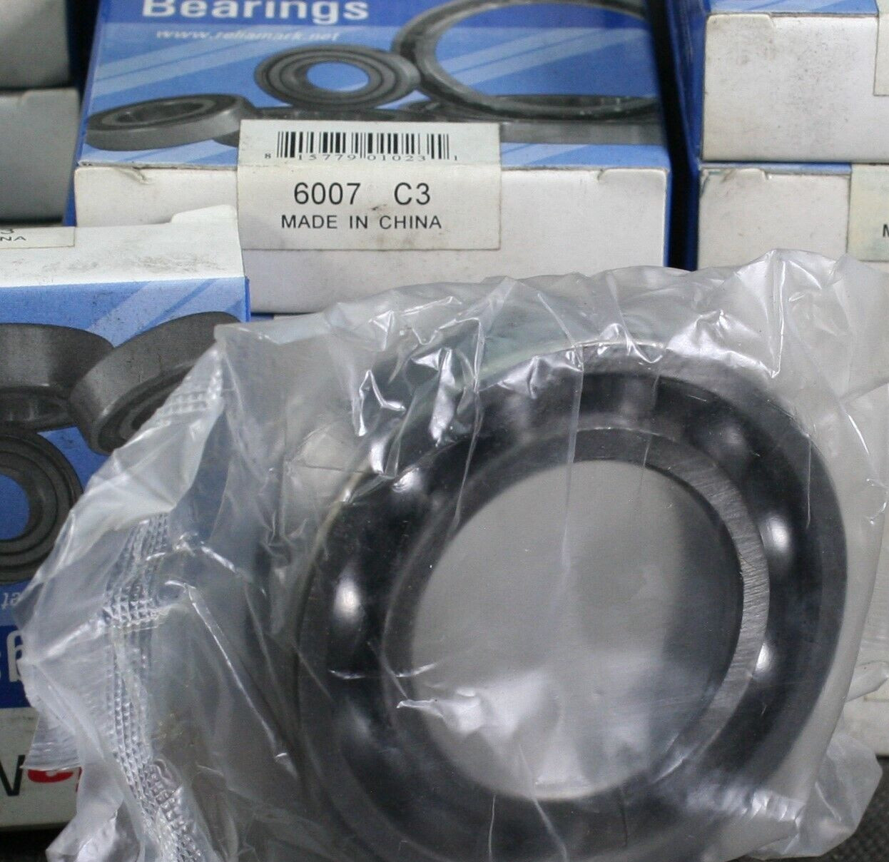 Five (5) Reliamark 6007 C3 Deep Groove Bearings 35 MM ID China NEW