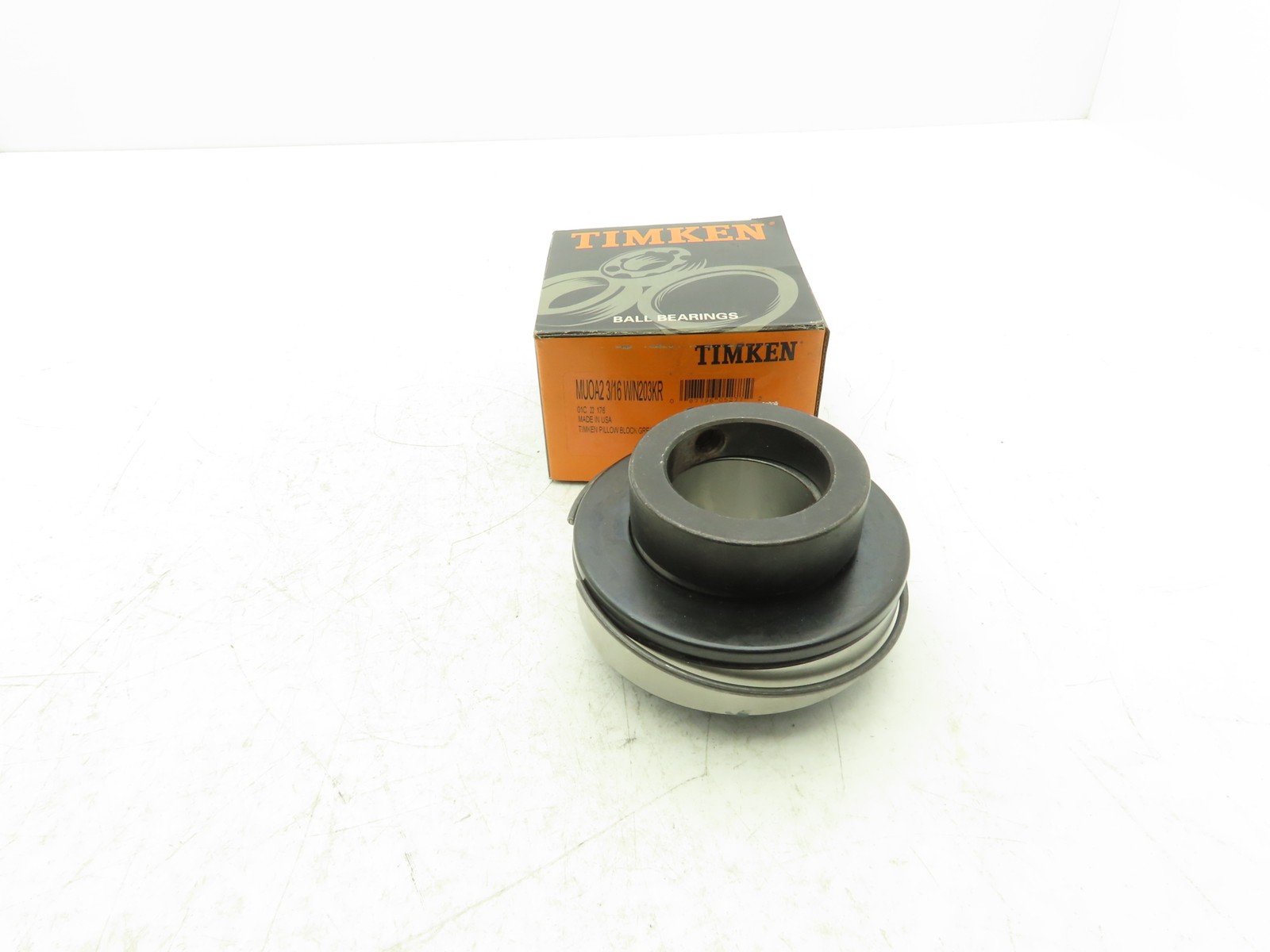 Timken MUOA2 3/16 W/N203KR Ball Bearing Insert 2-3/16″ Bore x 120mm OD W Collar
