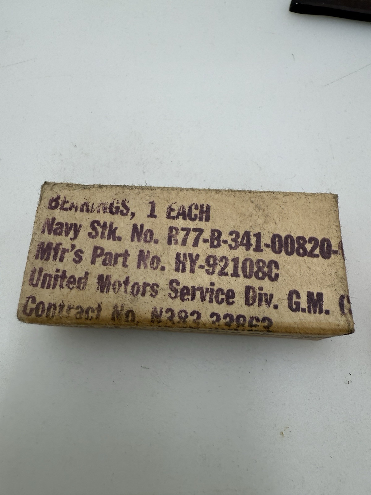 HY-92108C GM United Motors Service Division Caged Roller Bearing 1/2″-ID NEW OEM