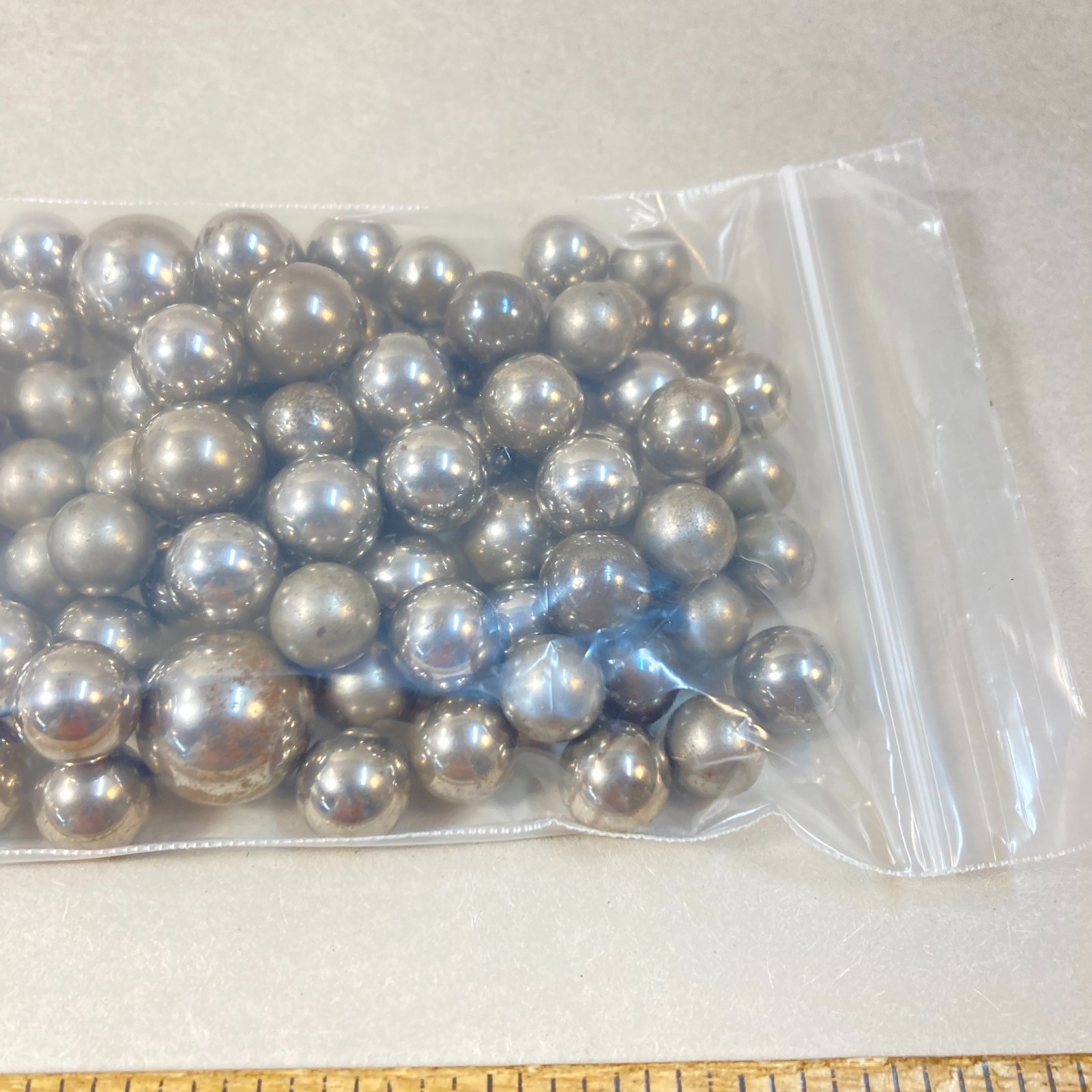 Machinist Ball Bearing Assortment Large to Medium 1 3/4 lbs.