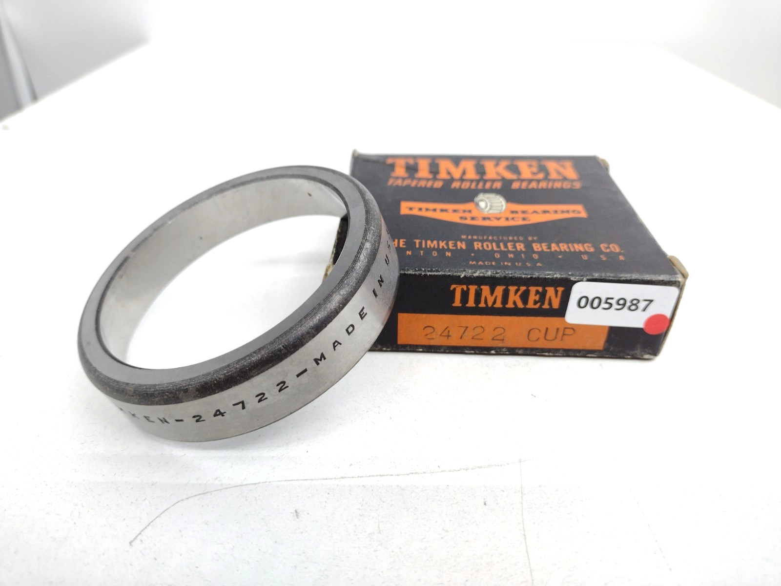 *** Timken 24722 Tapered Roller Bearing Cup 3-inch OD