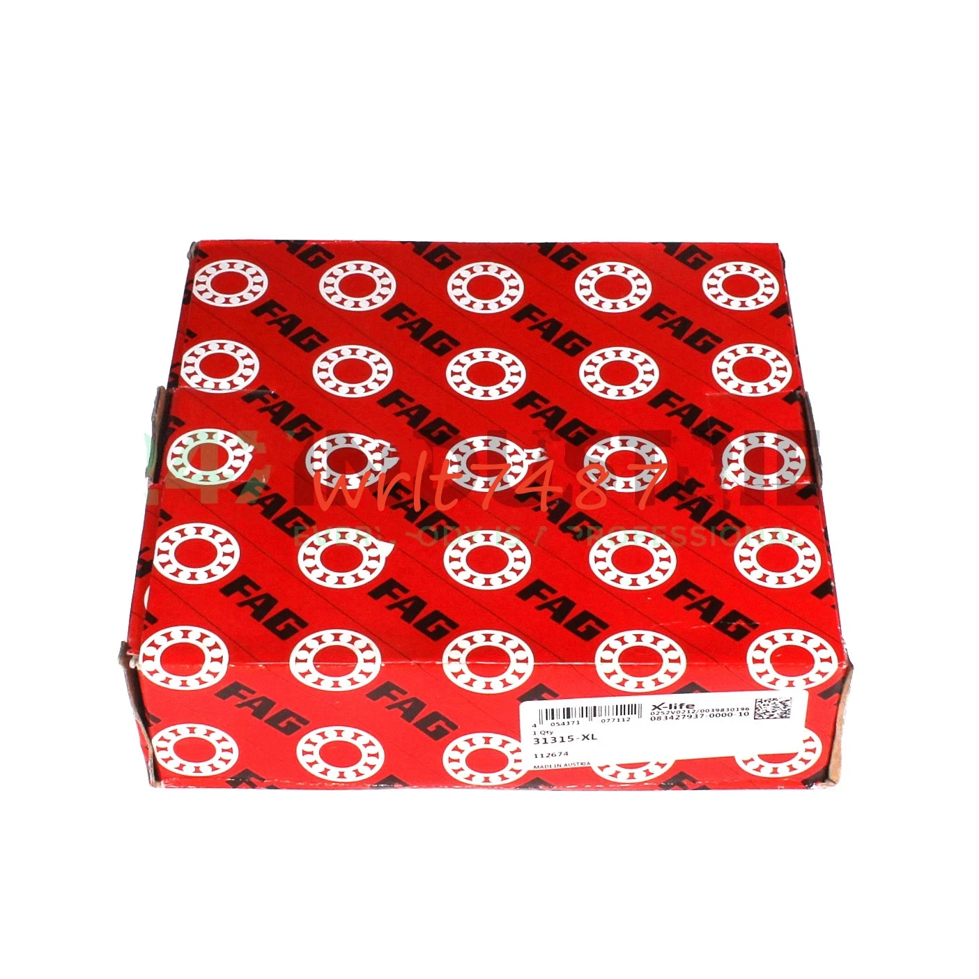 1X FAG 31315-XL tapered roller bearing