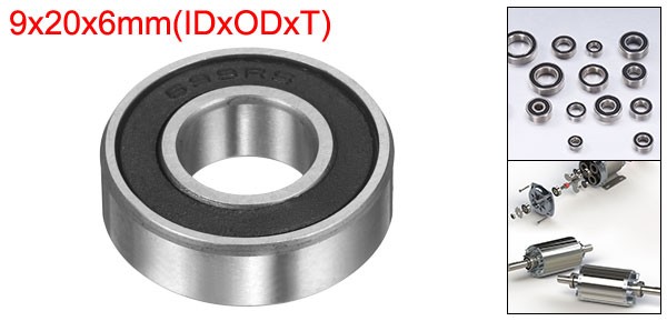 699-2RS Hybrid Ceramic Deep Groove Ball Bearings 9x20x6mm(ABEC5)