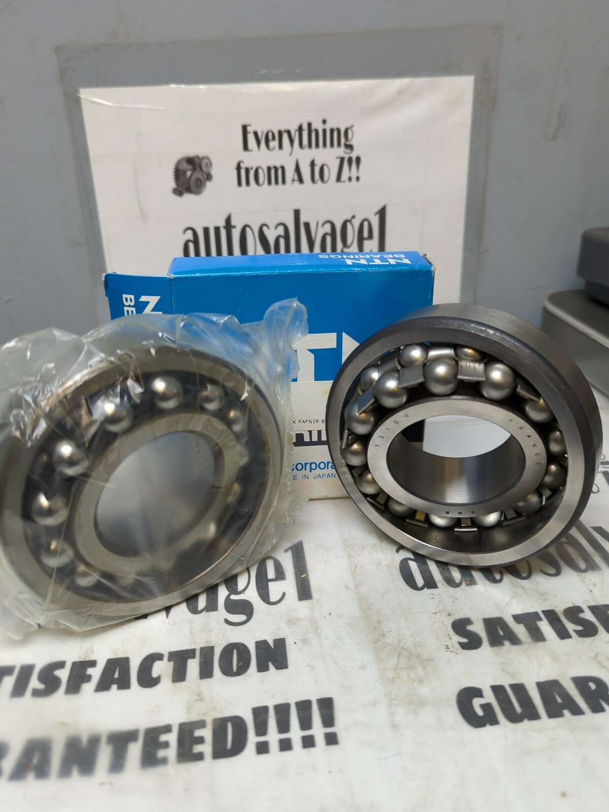 NTN,1310K,SELF ALIGNING BALL BEARING LOT OF 2 NOS