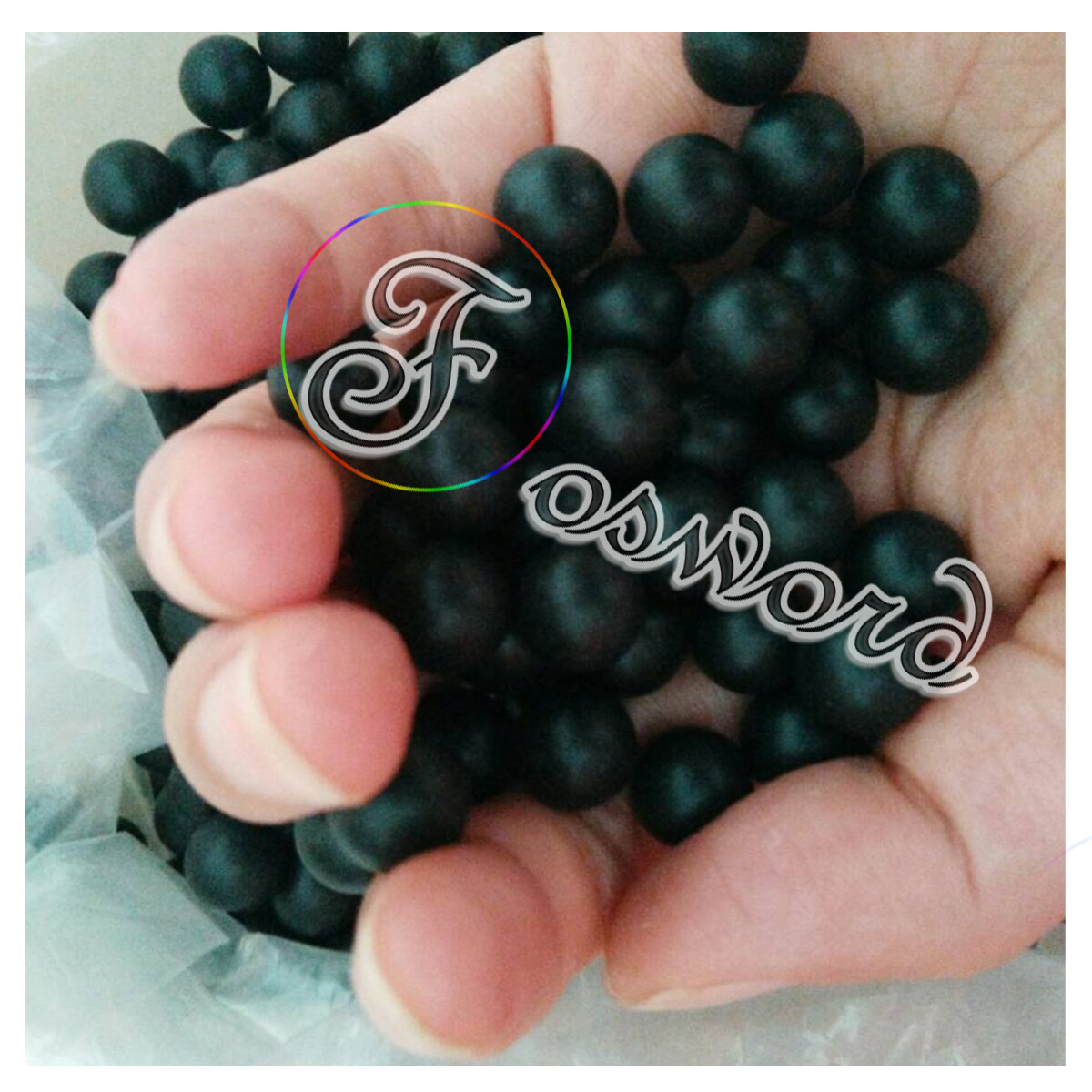 Solid Precision PP Ball Roller Bearing Ball Transmission φ2-10 Translucent Black