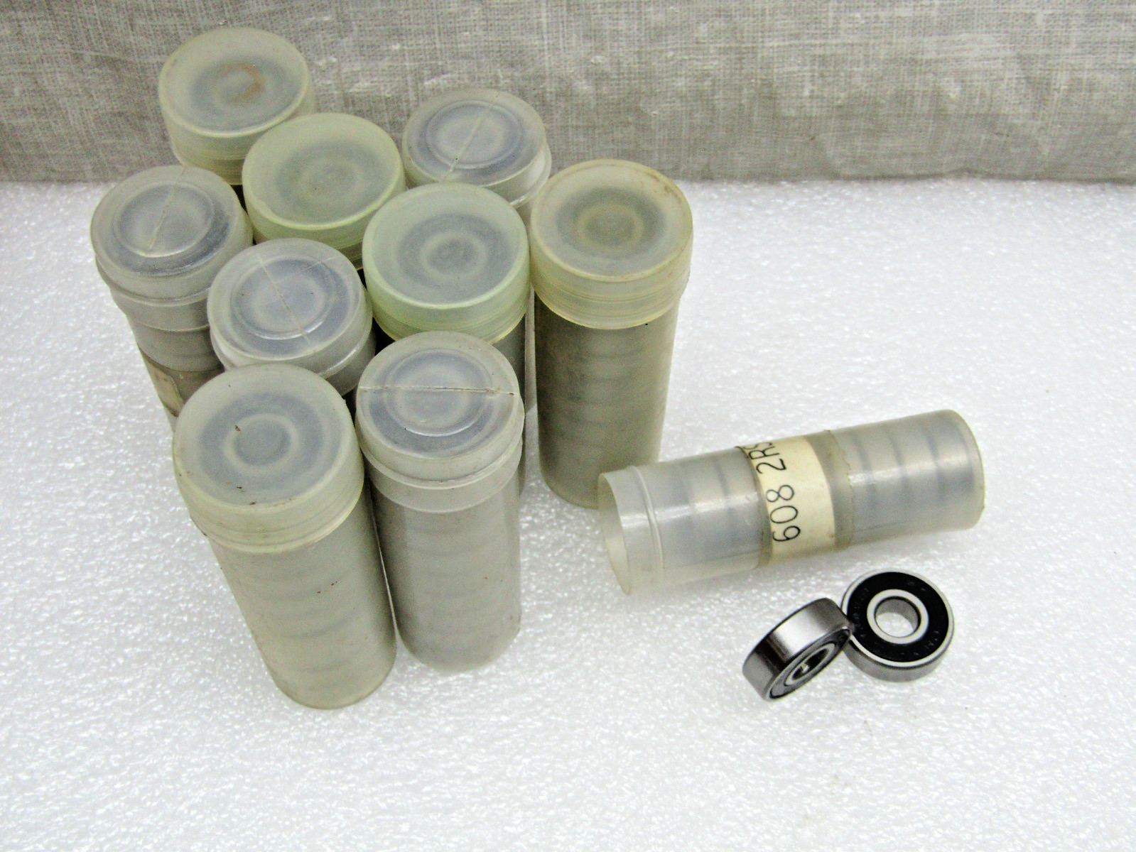 (10 Tubes of 10) EIC 608-2RS 8mm X 22mm X 7mm Sealed Bearing