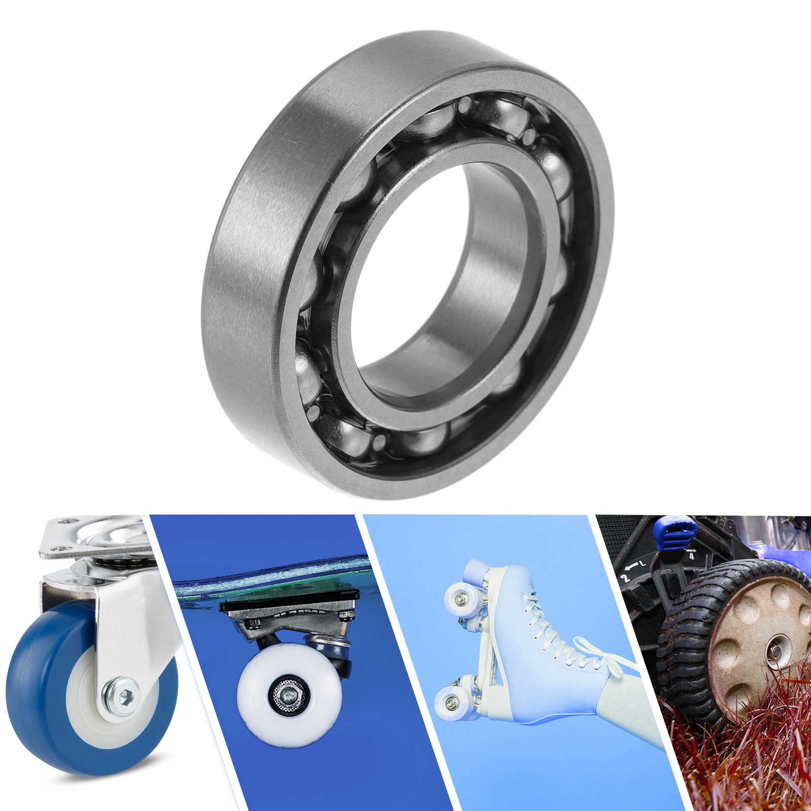 16002 Deep Groove Ball Bearings P5 15x32x8mm 1 Pc Scooter Skateboard Wheel