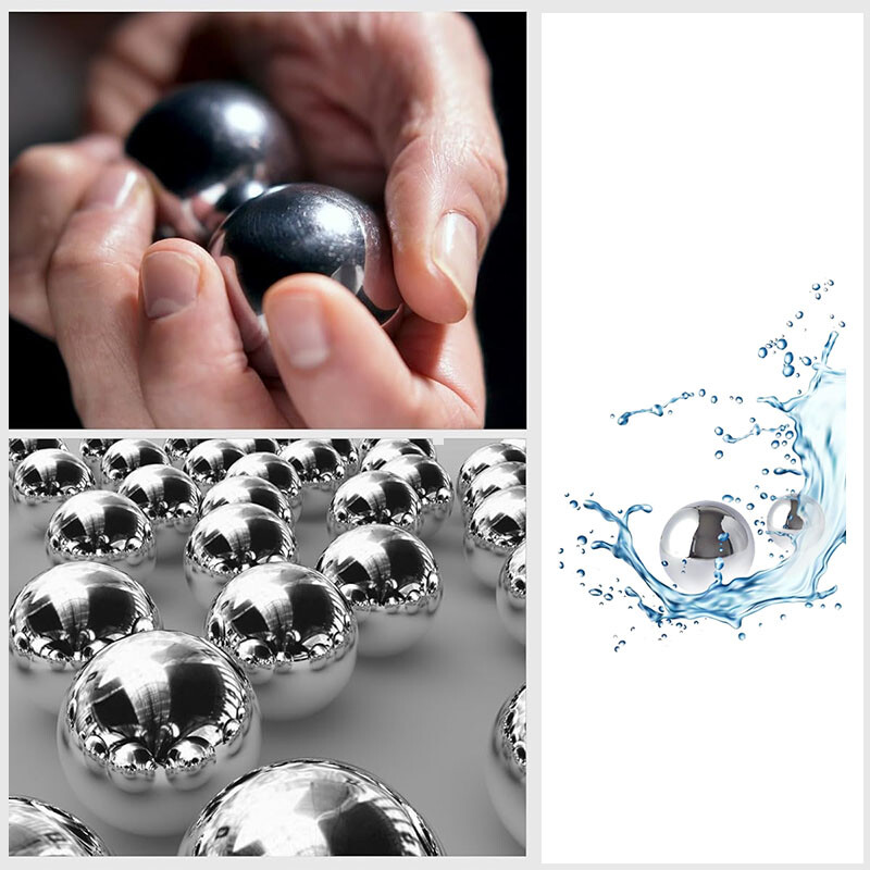 1mm-76.2mm Bearing Steel Ball Metal Solid Smooth Ball High Precision GCR15 HRC60