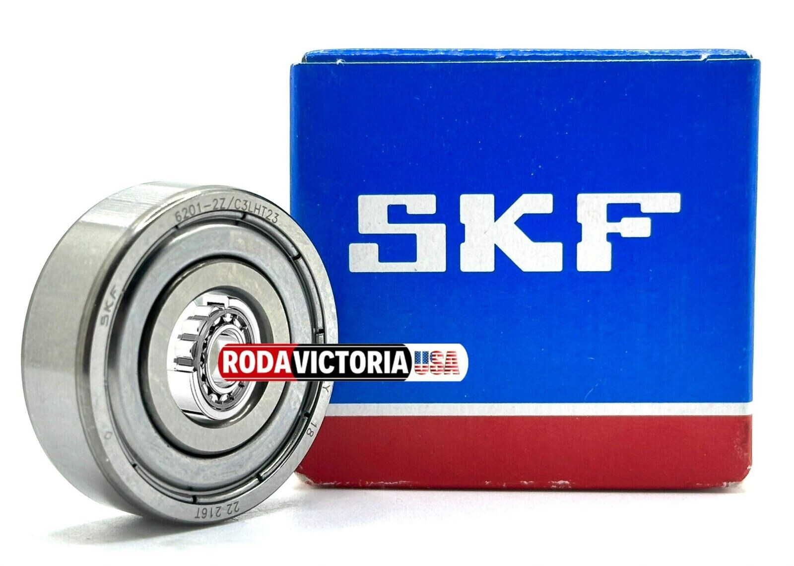 SKF 6201 ZZ/C3 LHT23 BALL BEARING, METAL SHIELDED -20 to +120 °C 12x32x10mm