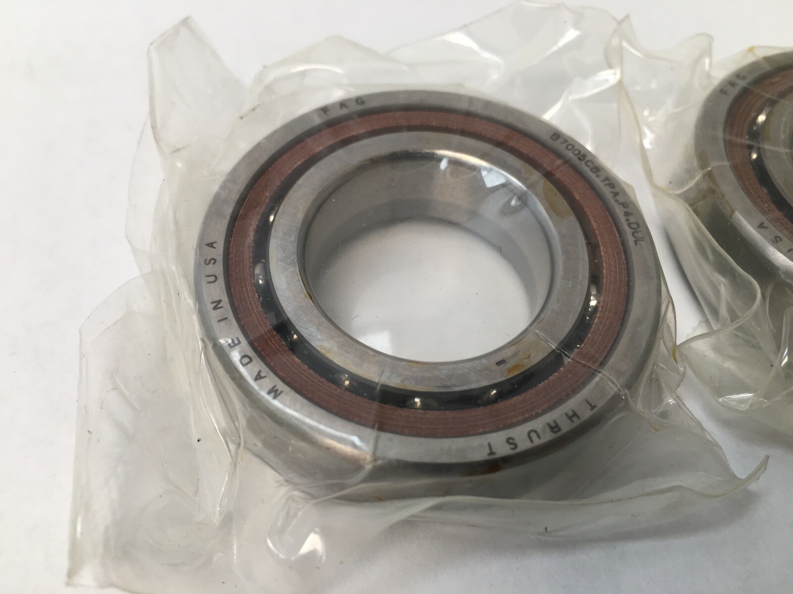 FAG B7005CB.TPA.P4.DUL Bearing 25x47x12 mm B7005CB-TPA-P4-DUL ABEC7 USA Set