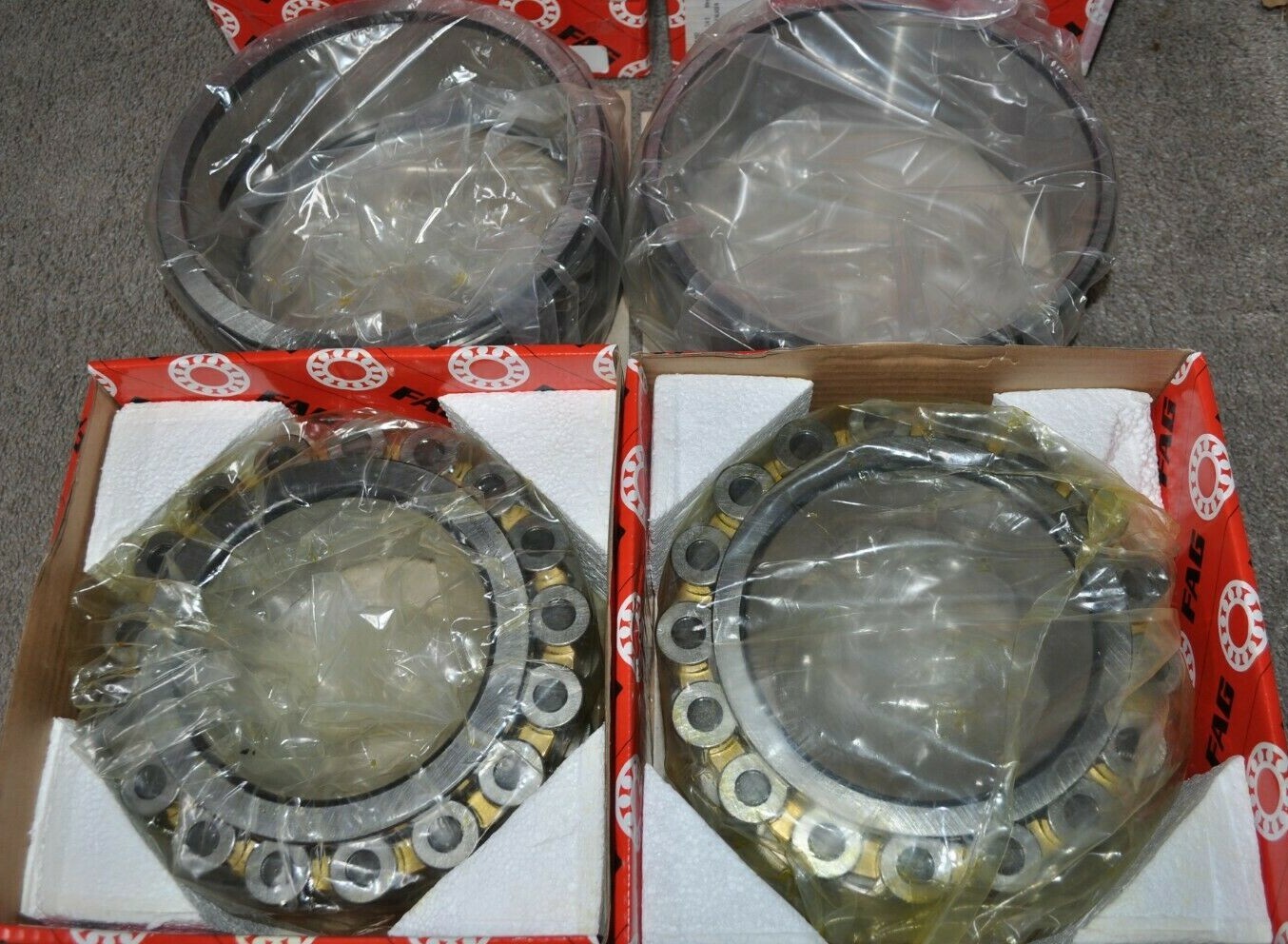 NEW FAG Replacement Main Bearing Set for BRUDERER BSTA-500 250mm OD / 140mm ID