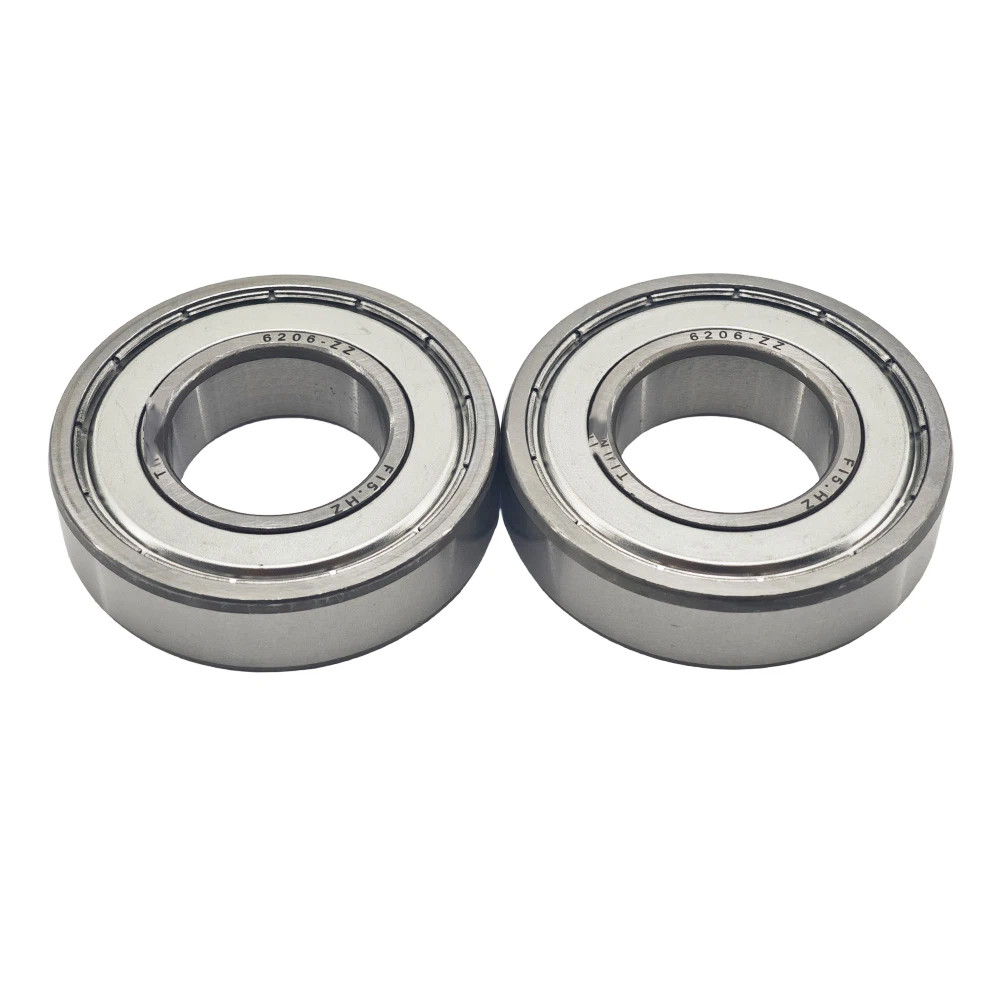 2PACK For TIMKEN 6206-ZZ 30X62X16MM Double Metal Seal Bearings