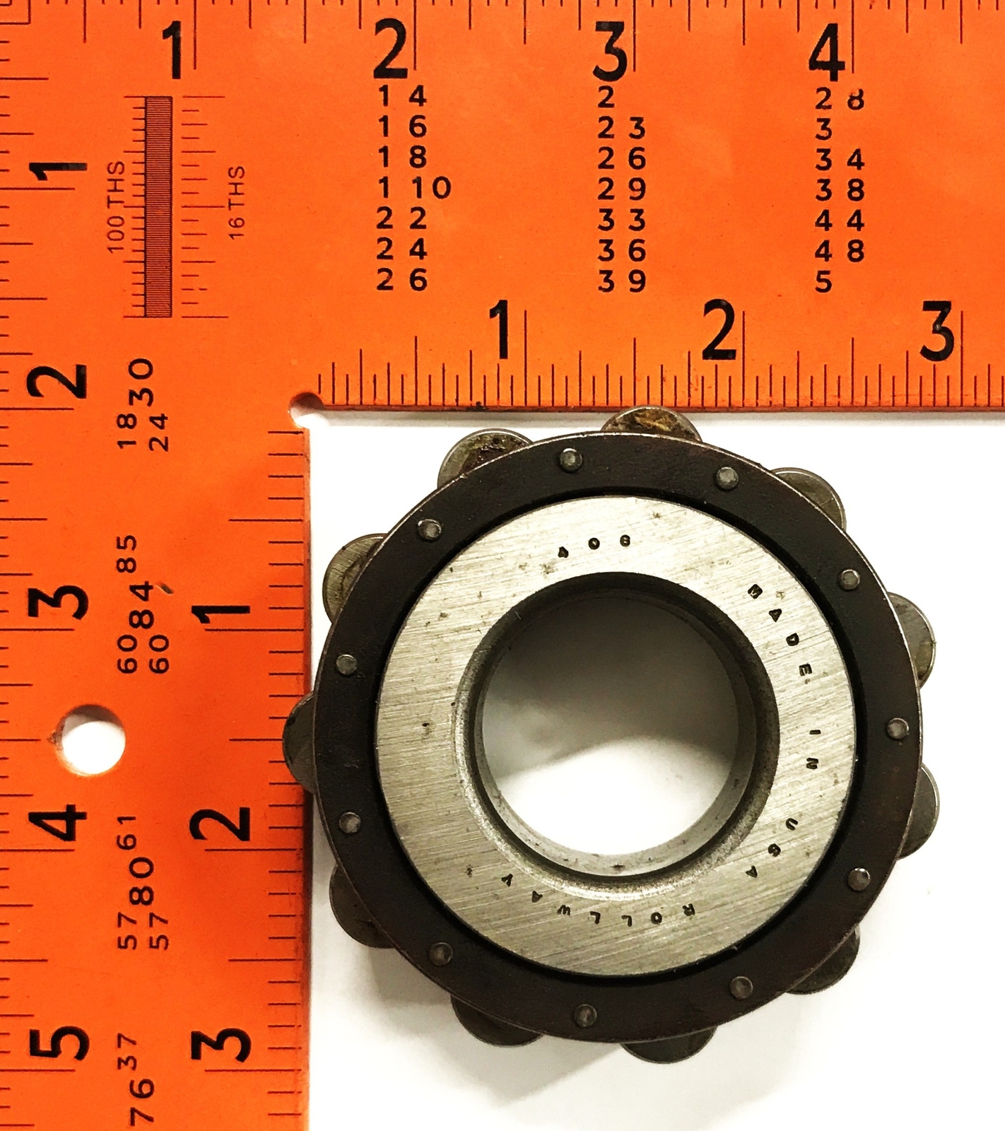 Rollway Roller Bearing Inner Ring W/ Caged Rollers (No Box) 406 NOS