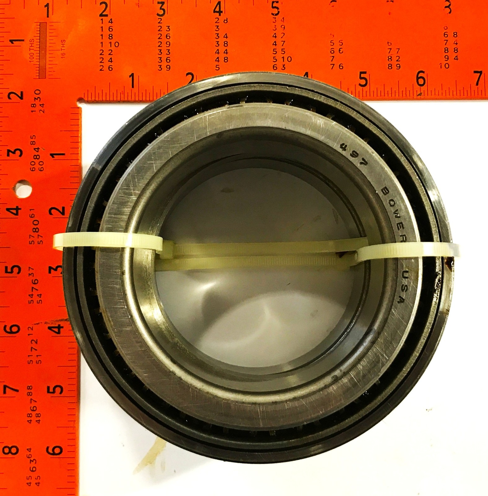 Bower Tapered Roller Bearing 2-Cone and Double Cup Assembly 497/493D-NA NOS