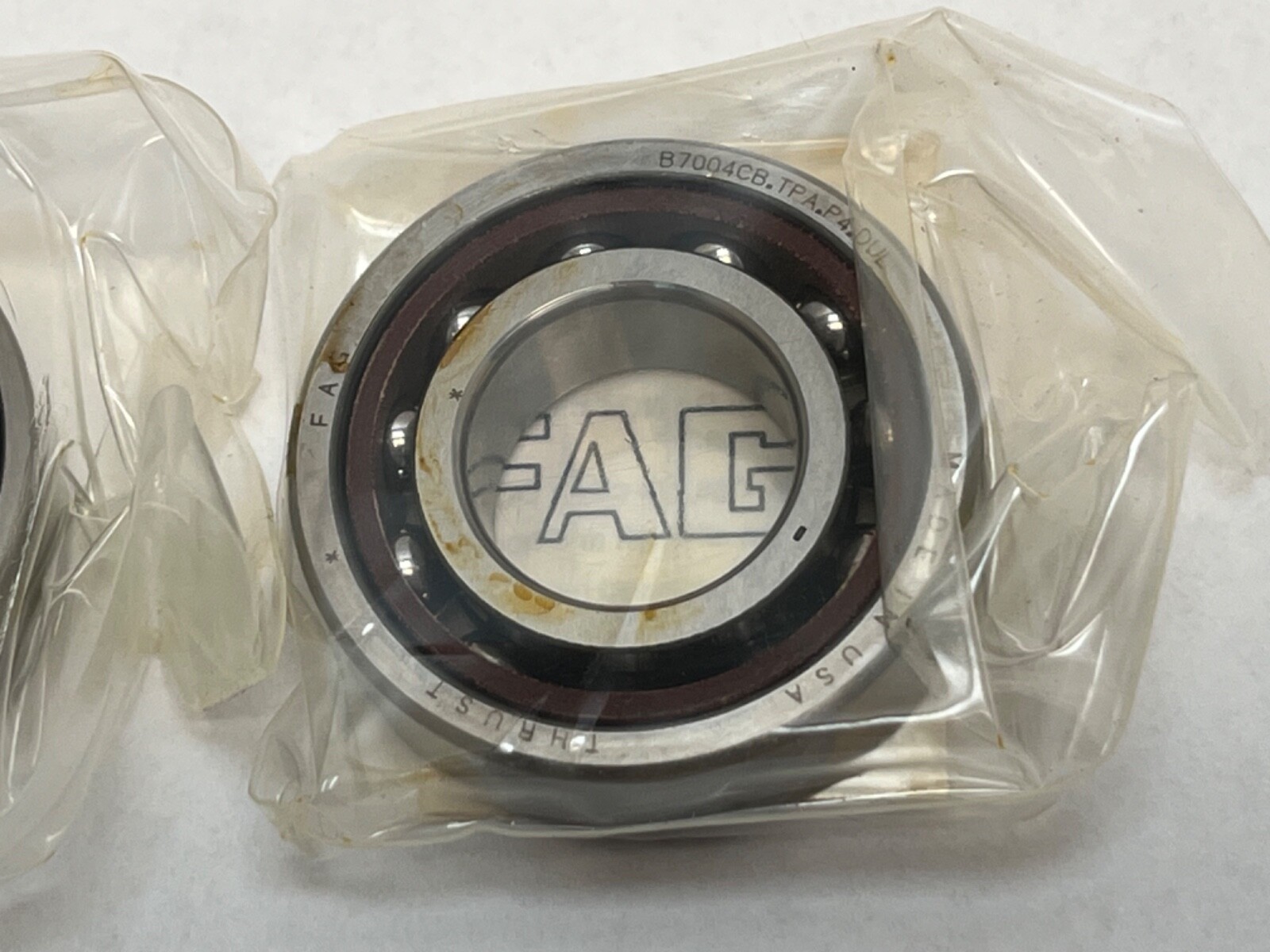 FAG B7004CB.TPA.P4.DUL Bearing 20x42x12 mm 7004C B-7004-CB-TPA-P4-DUL USA 2 Pcs
