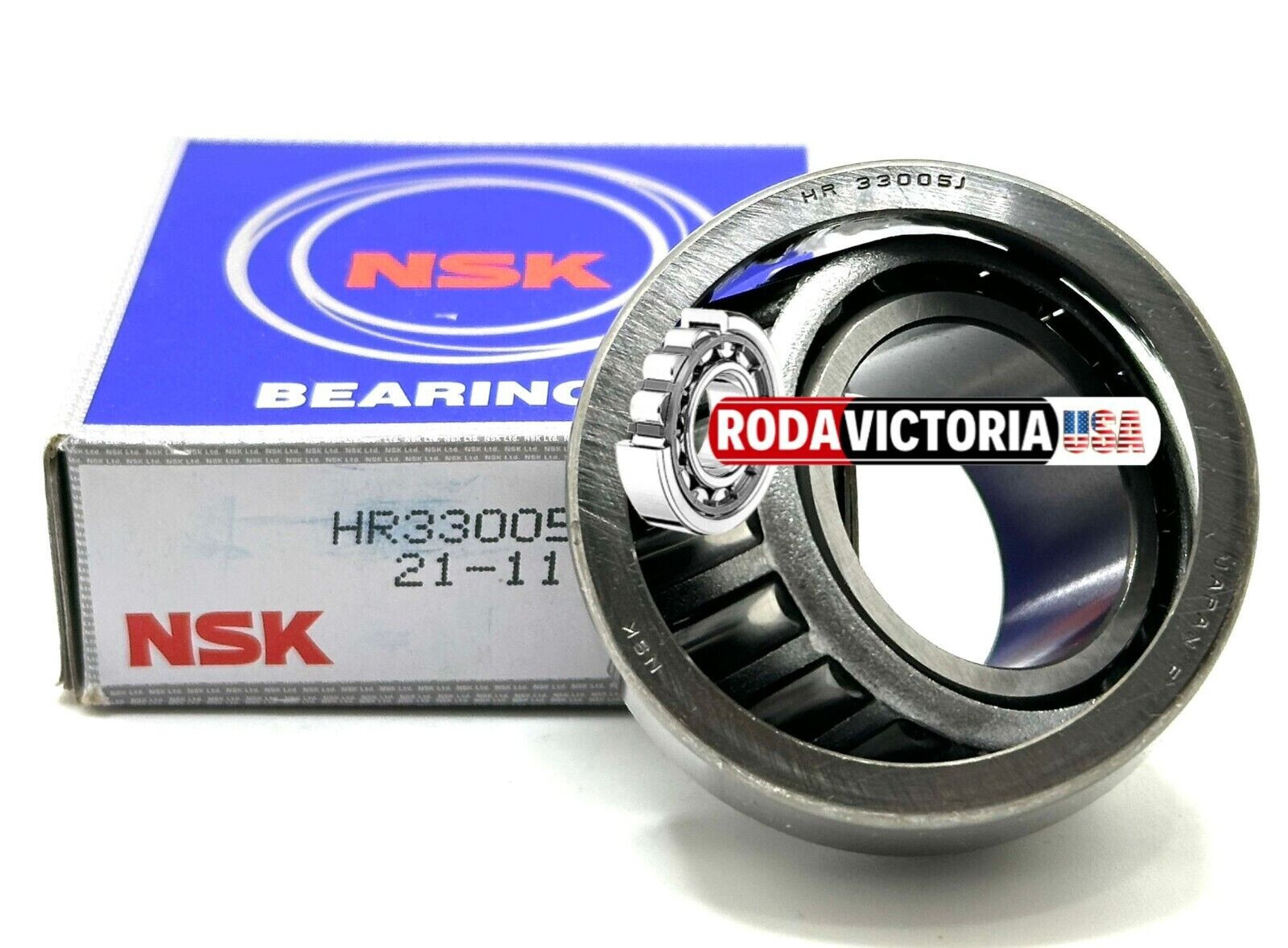 NSK JAPAN 33005 TAPERED ROLLER BEARING 25x47x17mm SAME DAY SHIPPING